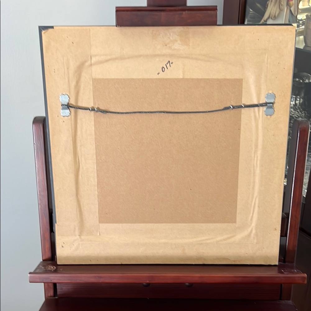 Framed Art with Red Bathtub - Picture 2 of 6